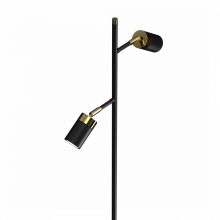 Floor lamp JOKER BLACK/GOLD 2xGU10