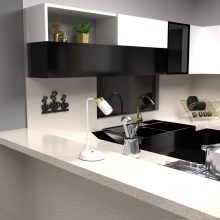 Bedside lamp JOKER WHITE/GOLD 1xGU10