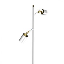 Floor lamp JOKER WHITE/GOLD 2xGU10