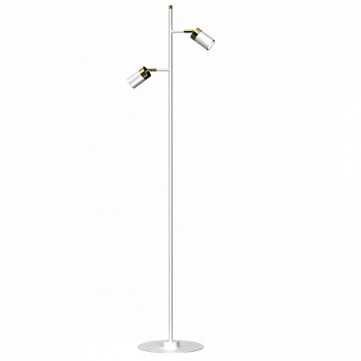 Floor lamp JOKER WHITE/GOLD 2xGU10