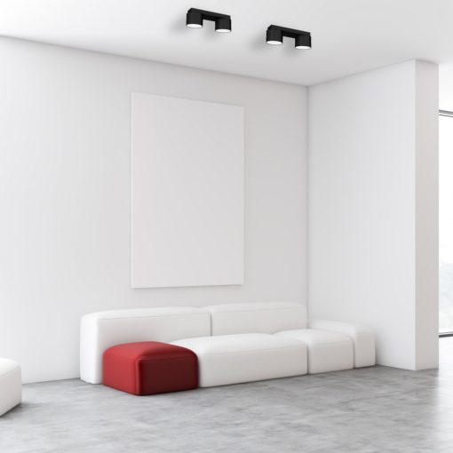 Ceiling  lamp DIXIE Black 2xGX53