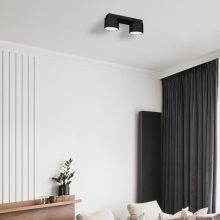 Ceiling  lamp DIXIE Black 2xGX53