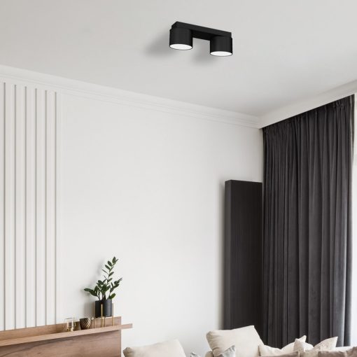 Ceiling  lamp DIXIE Black 2xGX53