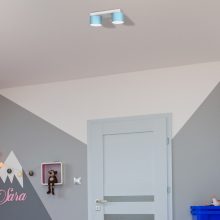 Ceiling  lamp DIXIE Blue/White 2xGX53