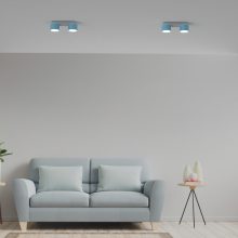 Ceiling  lamp DIXIE Blue/White 2xGX53