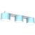 Ceiling  lamp DIXIE Blue/White 3xGX53