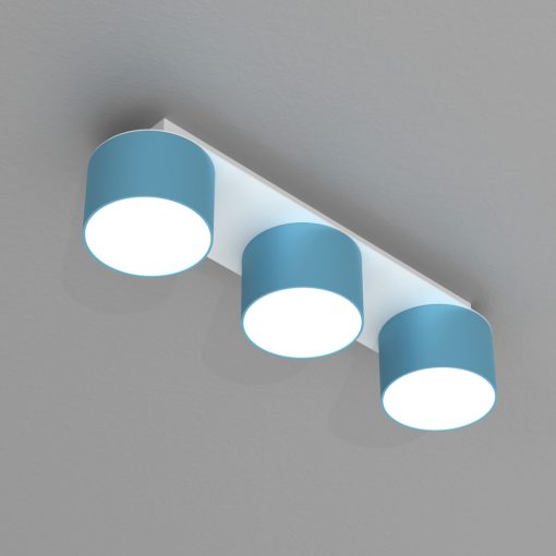 Ceiling  lamp DIXIE Blue/White 3xGX53