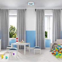 Ceiling  lamp DIXIE Blue/White 3xGX53