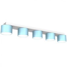 Ceiling  lamp DIXIE Blue/White 5xGX53