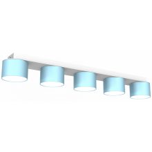 Ceiling  lamp DIXIE Blue/White 5xGX53