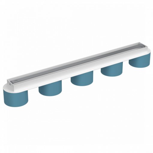 Ceiling  lamp DIXIE Blue/White 5xGX53