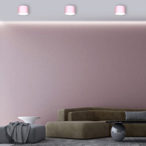 Ceiling  lamp DIXIE Pink  1xGX53