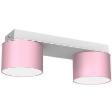 Ceiling  lamp DIXIE Pink/White  2xGX53