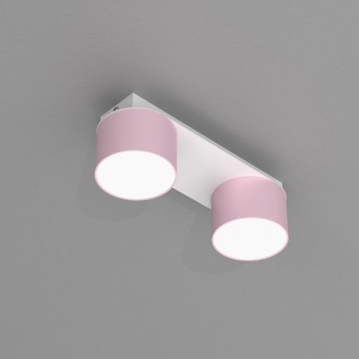 Ceiling  lamp DIXIE Pink/White  2xGX53