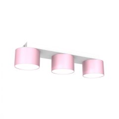 Ceiling  lamp DIXIE Pink/White  3xGX53