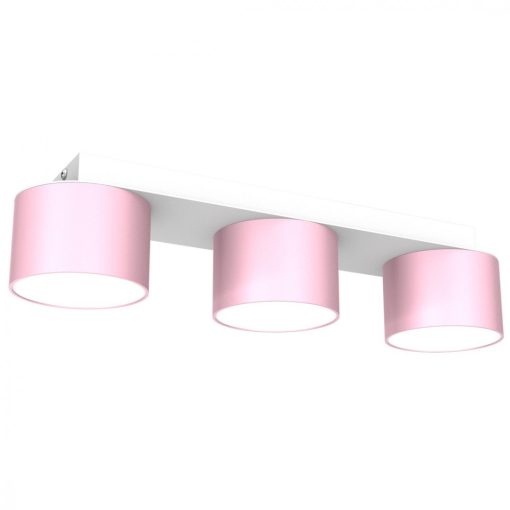 Ceiling  lamp DIXIE Pink/White  3xGX53