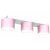 Ceiling  lamp DIXIE Pink/White  3xGX53