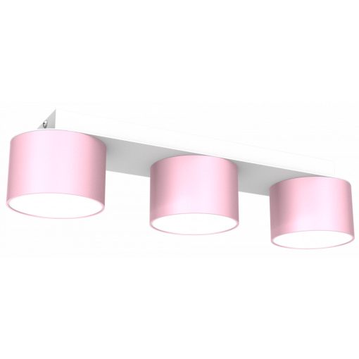 Ceiling  lamp DIXIE Pink/White  3xGX53