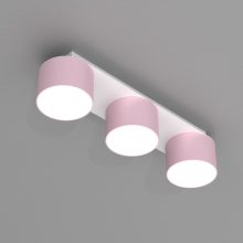 Ceiling  lamp DIXIE Pink/White  3xGX53