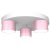 Ceiling  lamp DIXIE Pink/White  3xGX53