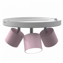 Ceiling  lamp DIXIE Pink/White  3xGX53