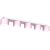 Ceiling  lamp DIXIE Pink/White  5xGX53