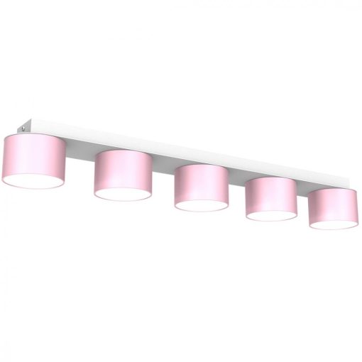 Ceiling  lamp DIXIE Pink/White  5xGX53