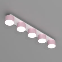 Ceiling  lamp DIXIE Pink/White  5xGX53
