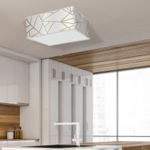 Ceiling  lamp ZIGGY WHITE White/Gold 3xE27