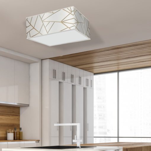 Ceiling  lamp ZIGGY WHITE White/Gold 3xE27
