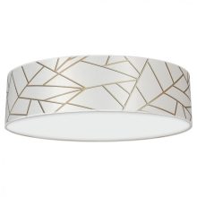 Ceiling  lamp ZIGGY WHITE White/Gold 3xE27 Ø50cm
