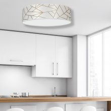 Ceiling  lamp ZIGGY WHITE White/Gold 3xE27 Ø50cm