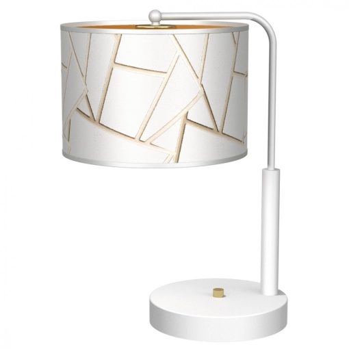 Bedside lamp ZIGGY WHITE White/Gold 1xE27