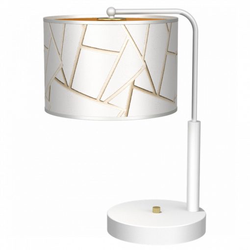 Bedside lamp ZIGGY WHITE White/Gold 1xE27