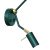 Wall lamp ZIGGY GREEN Gold/Bottle green  1xE27+1x mini GU10