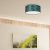 Ceiling lamp ZIGGY GREEN Gold/Bottle green 2xE27 Ø40cm