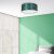Ceiling lamp ZIGGY GREEN Gold/Bottle green 2xE27 Ø40cm