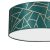 Ceiling  lamp ZIGGY GREEN Gold/Bottle green 3xE27 Ø50cm