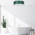 Ceiling  lamp ZIGGY GREEN Gold/Bottle green 3xE27 Ø50cm