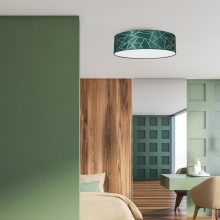 Ceiling  lamp ZIGGY GREEN Gold/Bottle green 3xE27 Ø50cm