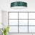 Ceiling lamp ZIGGY GREEN Gold/Bottle green 3xE27 Ø60cm