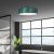 Ceiling lamp ZIGGY GREEN Gold/Bottle green 3xE27 Ø60cm