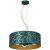 Pendant lamp ZIGGY WHITE Gold/Bottle green  3xE27