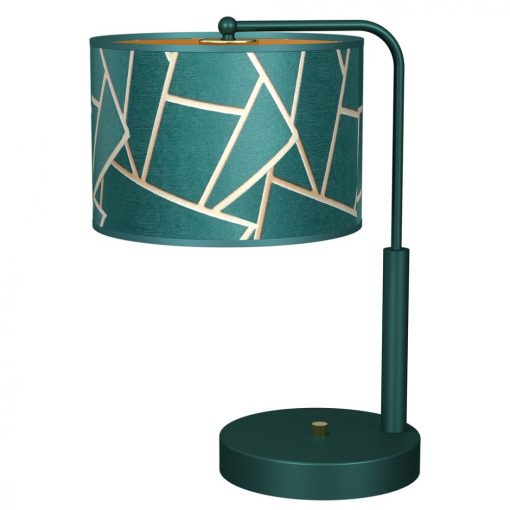 Bedside lamp ZIGGY GREEN Gold/Bottle green  1xE27