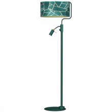 Floor lamp ZIGGY GREEN Gold/Bottle 1xE27 +        1x mini GU10