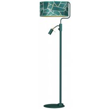 Floor lamp ZIGGY GREEN Gold/Bottle 1xE27 +        1x mini GU10
