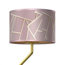 Wall lamp ZIGGY PINK Gold/Pink 1xE27 + 1x mini GU10