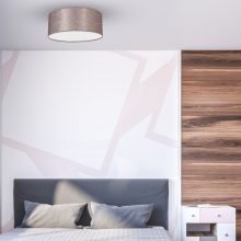 Ceiling  lamp ZIGGY PINK Gold/Pink 2xE27 Ø40cm