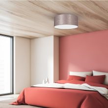 Ceiling  lamp ZIGGY PINK Gold/Pink 2xE27 Ø40cm