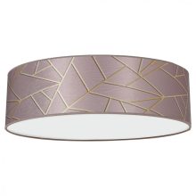 Ceiling  lamp ZIGGY PINK Gold/Pink 3xE27 Ø50cm